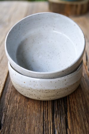 handgetöpferte Bowl Keramik Schale für Müsli, Suppe oder Salat